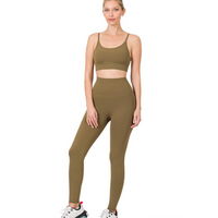 Lila - Athletic Cami and Leggings 2-Piece Workout Set