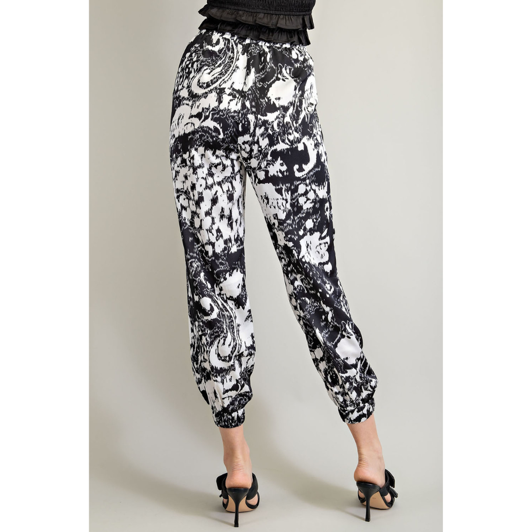 Printed Joggers with Pockets